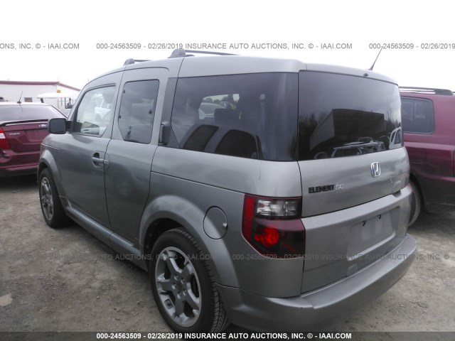 5J6YH18967L005551 - 2007 HONDA ELEMENT SC GRAY photo 3