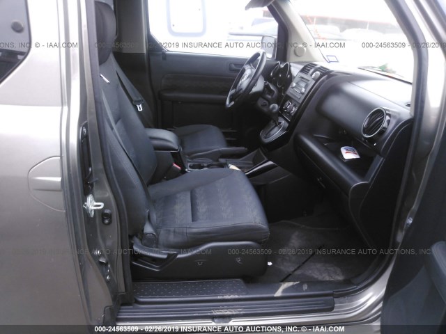 5J6YH18967L005551 - 2007 HONDA ELEMENT SC GRAY photo 5