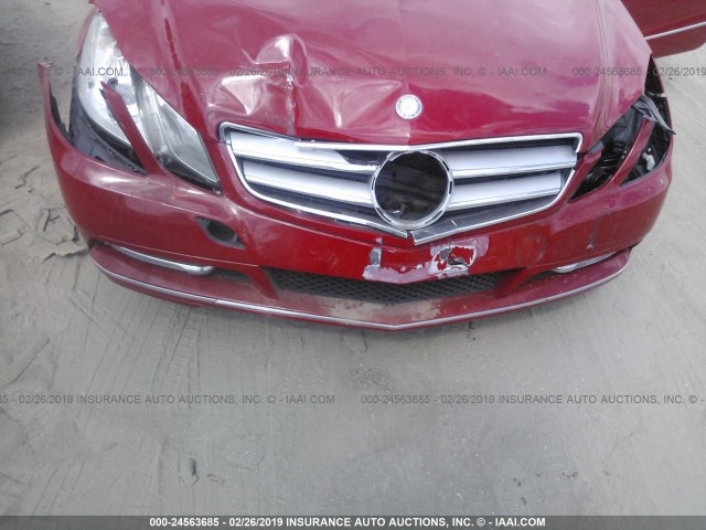 WDDKK5KF0CF136184 - 2012 MERCEDES-BENZ E 350 RED photo 6