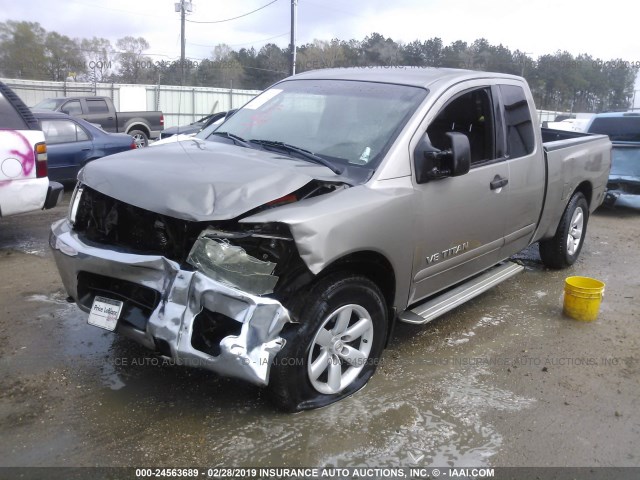 1N6BA06A18N360492 - 2008 NISSAN TITAN XE/SE/LE BEIGE photo 2