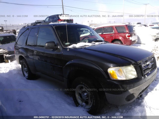 1FMZU70E23UB80459 - 2003 FORD EXPLORER SPORT BLACK photo 1