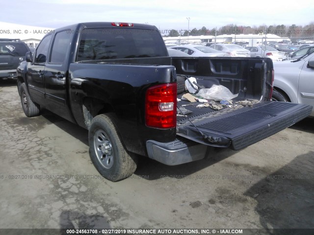 3GCEC13C68G168435 - 2008 CHEVROLET SILVERADO C1500 BLACK photo 3