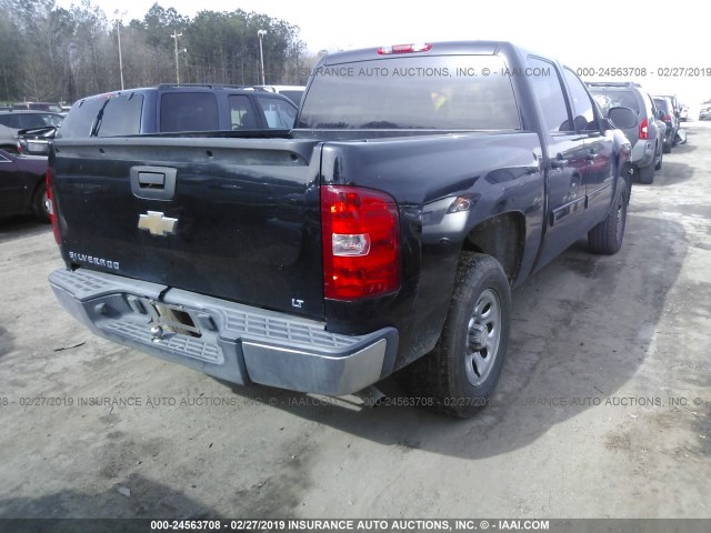 3GCEC13C68G168435 - 2008 CHEVROLET SILVERADO C1500 BLACK photo 4