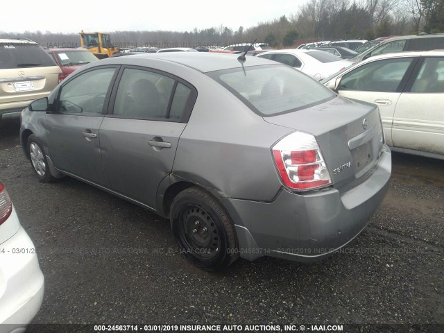 3N1AB61E07L659160 - 2007 NISSAN SENTRA 2.0/2.0S/2.0SL GRAY photo 3