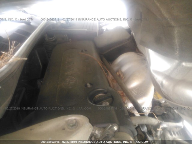 4T1BE46K98U233840 - 2008 TOYOTA CAMRY CE/LE/XLE/SE SILVER photo 10