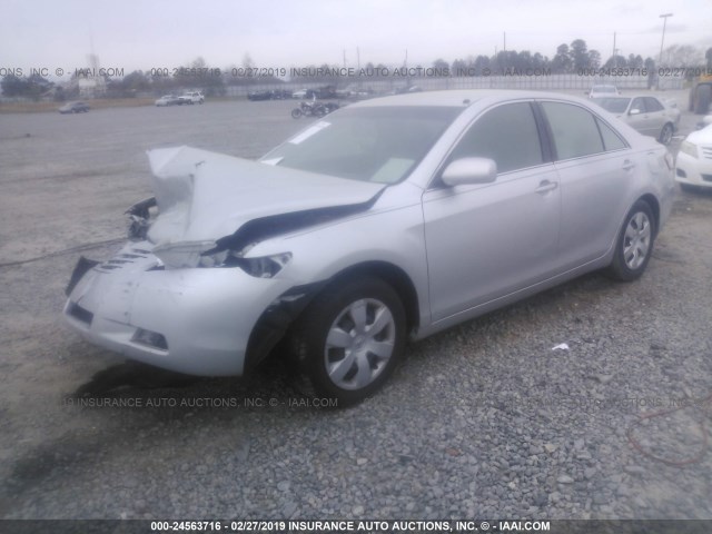 4T1BE46K98U233840 - 2008 TOYOTA CAMRY CE/LE/XLE/SE SILVER photo 2