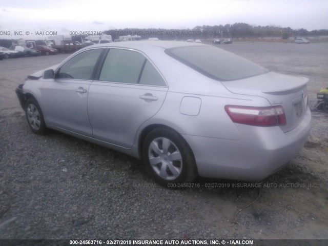 4T1BE46K98U233840 - 2008 TOYOTA CAMRY CE/LE/XLE/SE SILVER photo 3
