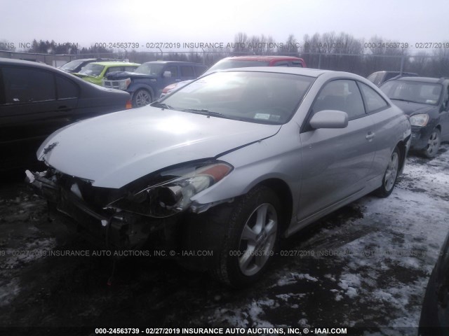 4T1CA38P54U001393 - 2004 TOYOTA CAMRY SOLARA SE/SLE GRAY photo 2
