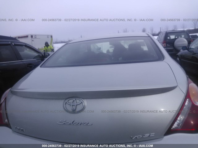 4T1CA38P54U001393 - 2004 TOYOTA CAMRY SOLARA SE/SLE GRAY photo 8