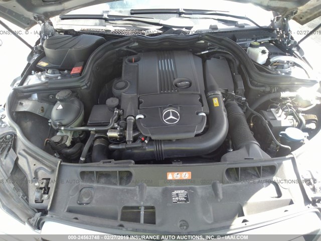 WDDGJ4HB2DG023596 - 2013 MERCEDES-BENZ C 250 SILVER photo 10