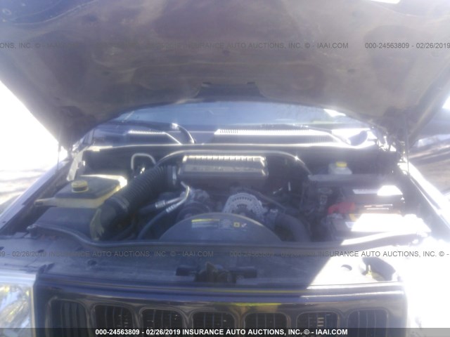 1J8HG48KX6C332250 - 2006 JEEP COMMANDER BLACK photo 10