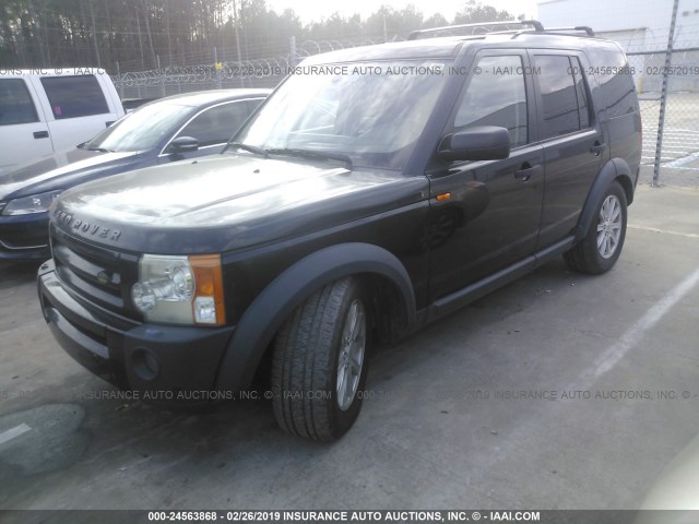 SALAE25468A443281 - 2008 LAND ROVER LR3 SE BLACK photo 2