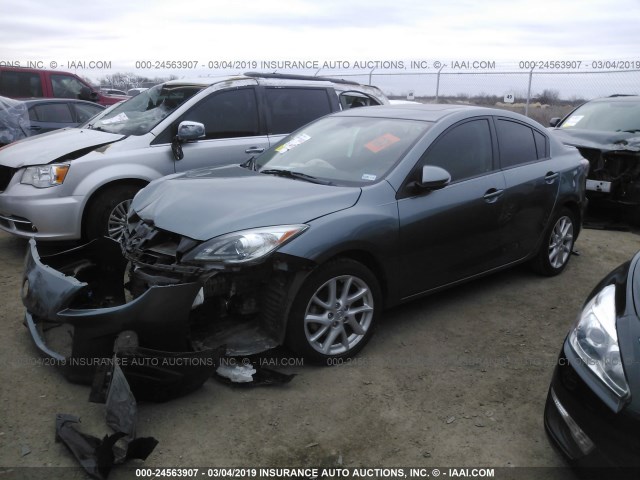 JM1BL1W57C1526312 - 2012 MAZDA 3 S BLUE photo 2