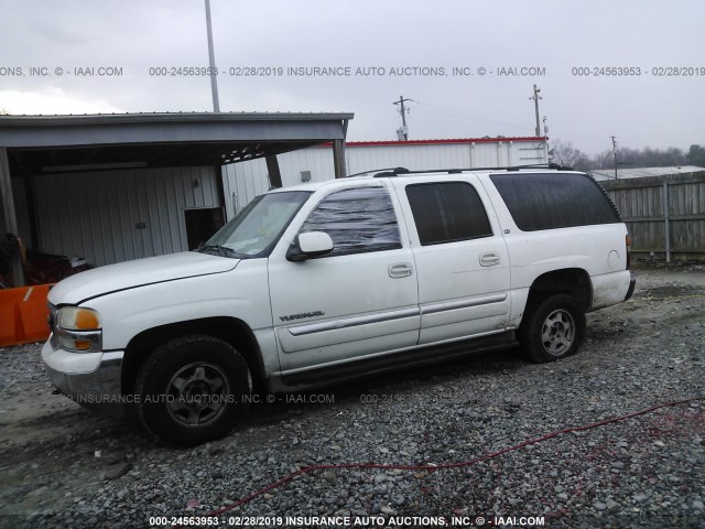 3GKFK16Z14G116104 - 2004 GMC YUKON XL K1500 WHITE photo 2