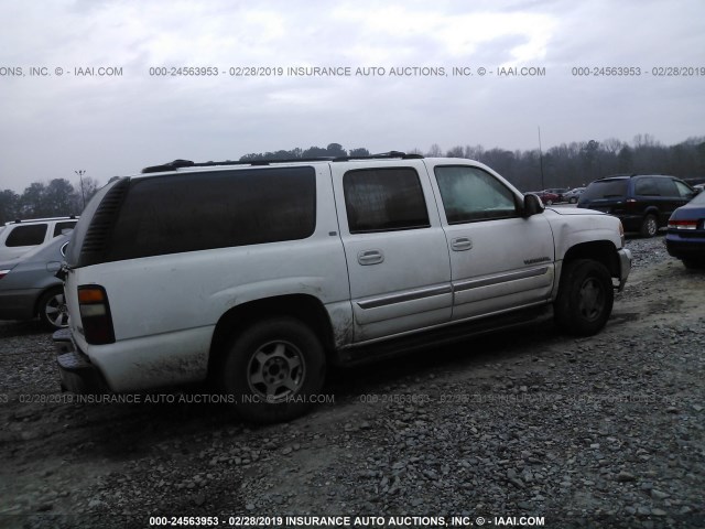 3GKFK16Z14G116104 - 2004 GMC YUKON XL K1500 WHITE photo 4