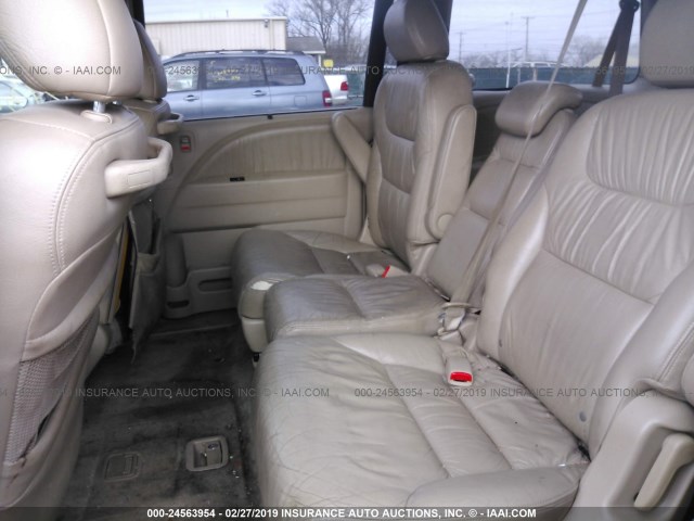 5FNRL387X6B030683 - 2006 HONDA ODYSSEY EXL MAROON photo 8