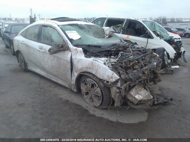 19XFC1F79HE009696 - 2017 HONDA CIVIC EXL WHITE photo 1