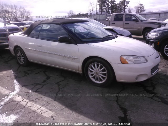 1C3EL55U31N704613 - 2001 CHRYSLER SEBRING LXI WHITE photo 1