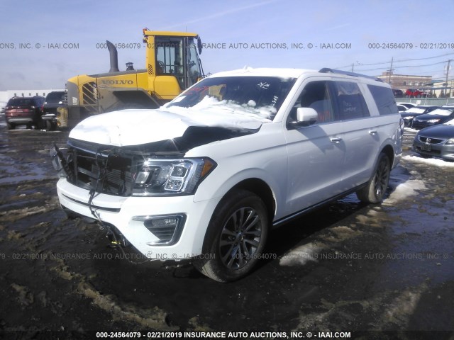 1FMJK2AT0JEA22888 - 2018 FORD EXPEDITION MAX LIMITED WHITE photo 2