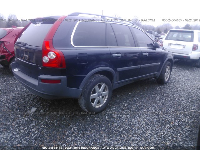 YV4CZ592661266191 - 2006 VOLVO XC90 Dark Blue photo 4