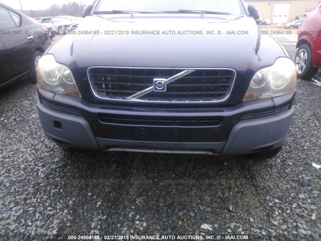 YV4CZ592661266191 - 2006 VOLVO XC90 Dark Blue photo 6