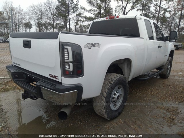 1GT22ZC81DZ237090 - 2013 GMC SIERRA WHITE photo 4