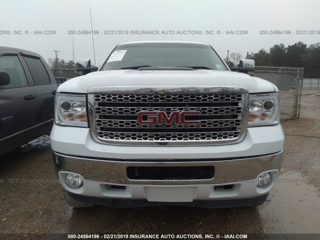 1GT22ZC81DZ237090 - 2013 GMC SIERRA WHITE photo 6