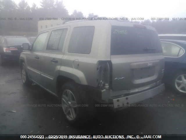 1J8FF48W98D607097 - 2008 JEEP PATRIOT BEIGE photo 3