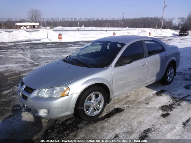 1B3EL56R74N180653 - 2004 DODGE STRATUS ES SILVER photo 2