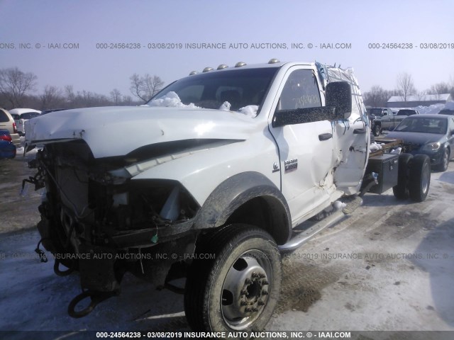 3C7WDLFL7CG122911 - 2012 DODGE RAM 4500 ST/SLT/LARAMIE WHITE photo 2