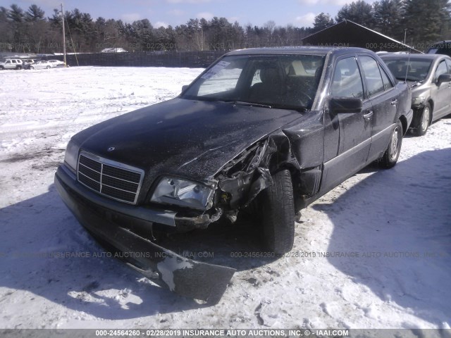 WDBHA28E9RF078670 - 1994 MERCEDES-BENZ C 280 BLACK photo 2