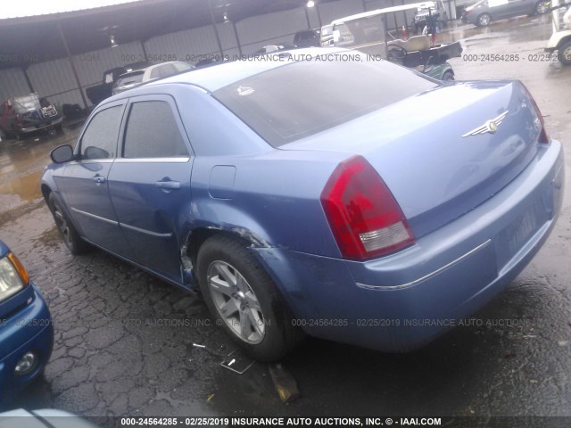 2C3KA53G37H752653 - 2007 CHRYSLER 300 TOURING BLUE photo 3