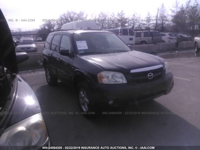 4F2YZ94155KM17383 - 2005 MAZDA TRIBUTE S BLACK photo 1