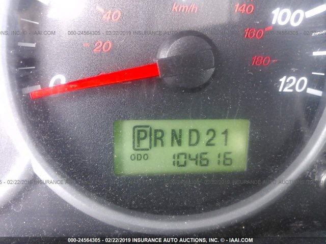 4F2YZ94155KM17383 - 2005 MAZDA TRIBUTE S BLACK photo 7