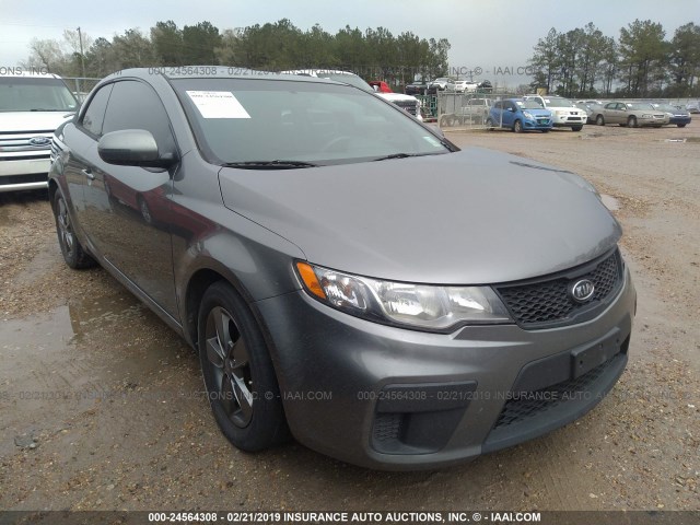 KNAFU6A26C5517440 - 2012 KIA FORTE GRAY photo 1