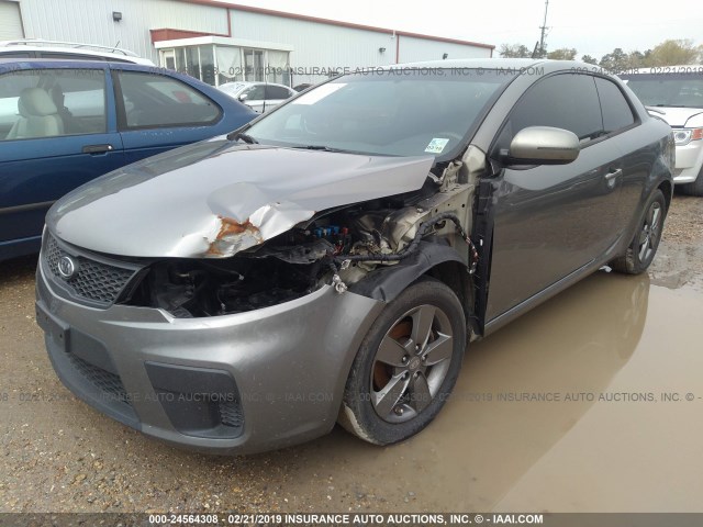 KNAFU6A26C5517440 - 2012 KIA FORTE GRAY photo 2