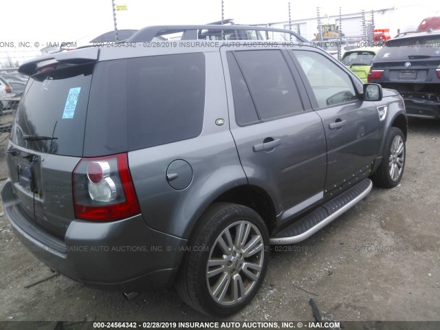 SALFT24N39H145933 - 2009 LAND ROVER LR2 HSE TECHNOLOGY GRAY photo 4