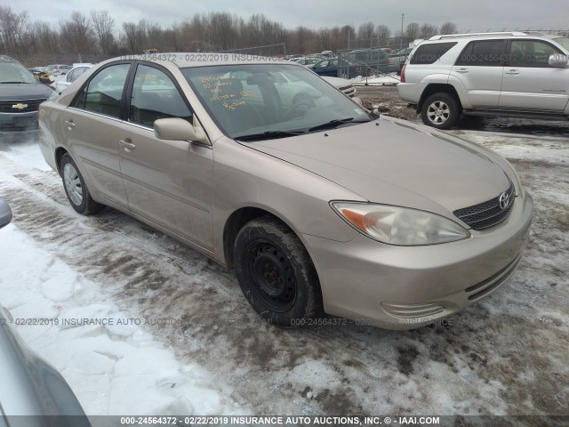 4T1BE32K72U016178 - 2002 TOYOTA CAMRY LE/XLE/SE TAN photo 1