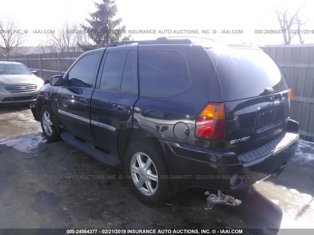 1GKDT13S372245857 - 2007 GMC ENVOY BLACK photo 3