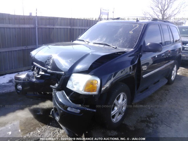 1GKDT13S372245857 - 2007 GMC ENVOY BLACK photo 6