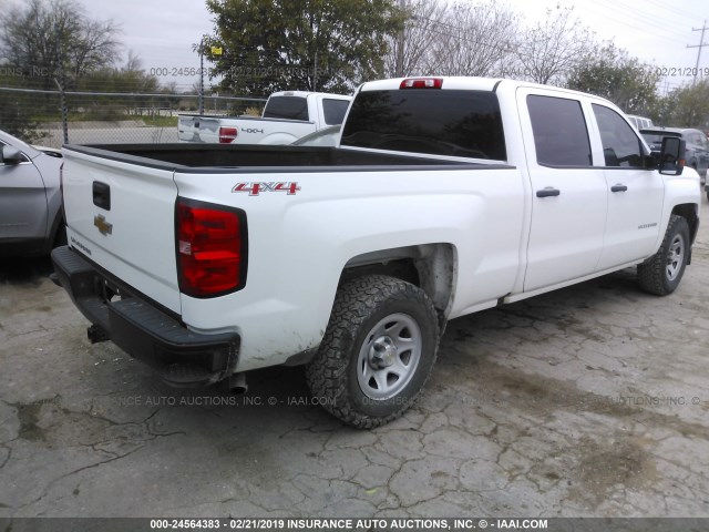 3GCUKNEC9HG227500 - 2017 CHEVROLET SILVERADO K1500/K1500 LS WHITE photo 4