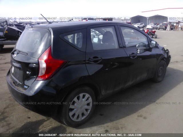 3N1CE2CP5FL373178 - 2015 NISSAN VERSA NOTE S/S PLUS/SV/SL/SR BLACK photo 4