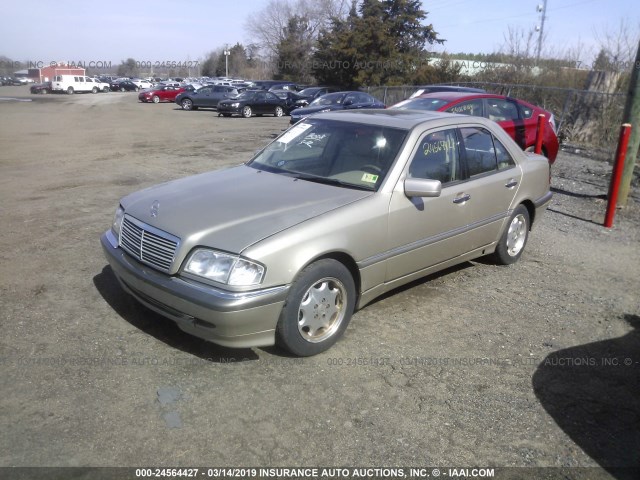 WDBHA23G9WA599034 - 1998 MERCEDES-BENZ C Champagne photo 2