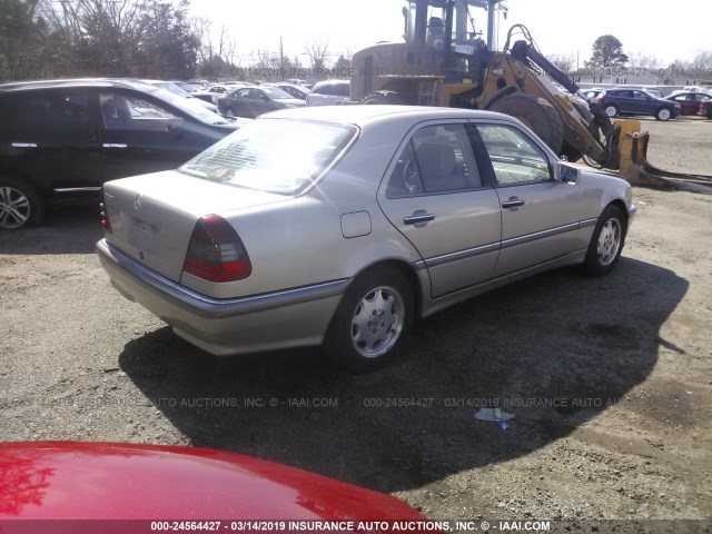 WDBHA23G9WA599034 - 1998 MERCEDES-BENZ C Champagne photo 4