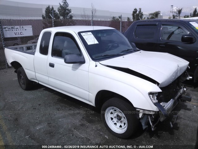 4TAVN52N0YZ607144 - 2000 TOYOTA TACOMA XTRACAB WHITE photo 1