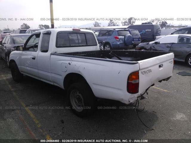 4TAVN52N0YZ607144 - 2000 TOYOTA TACOMA XTRACAB WHITE photo 3