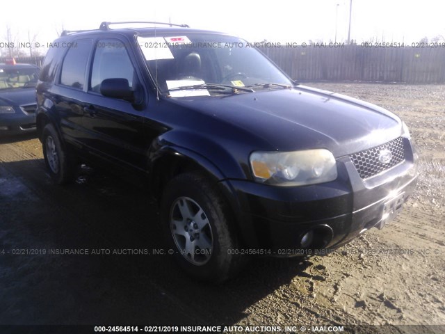 1FMYU04115KA66784 - 2005 FORD ESCAPE LIMITED BLACK photo 1