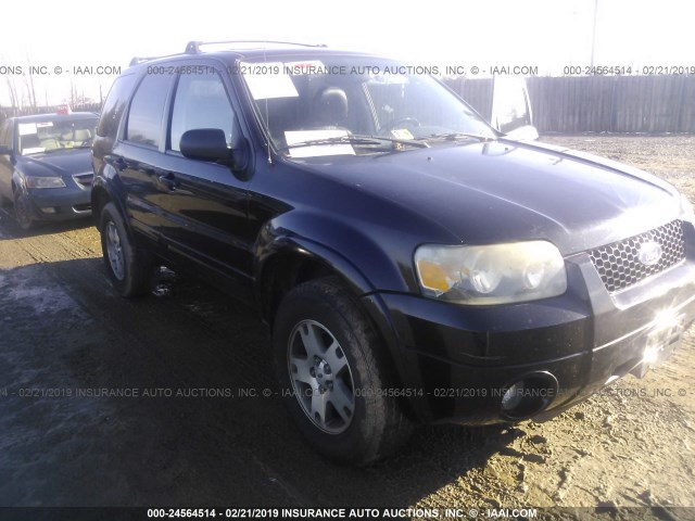 1FMYU04115KA66784 - 2005 FORD ESCAPE LIMITED BLACK photo 6