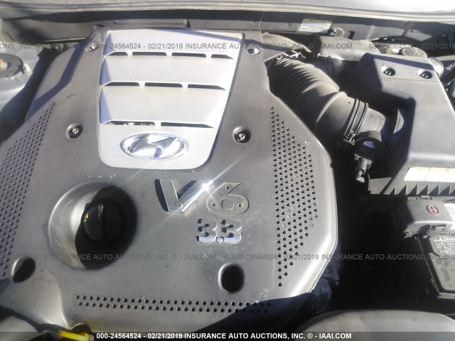 5NPEU46FX6H075006 - 2006 HYUNDAI SONATA GLS/LX BLUE photo 10