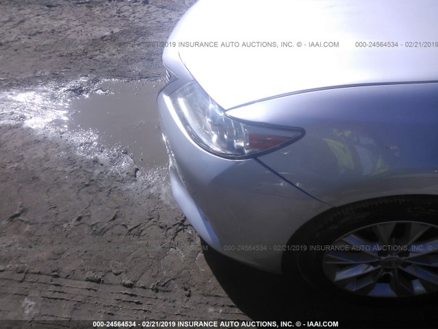 JTHBW1GG0D2013226 - 2013 LEXUS ES SILVER photo 6